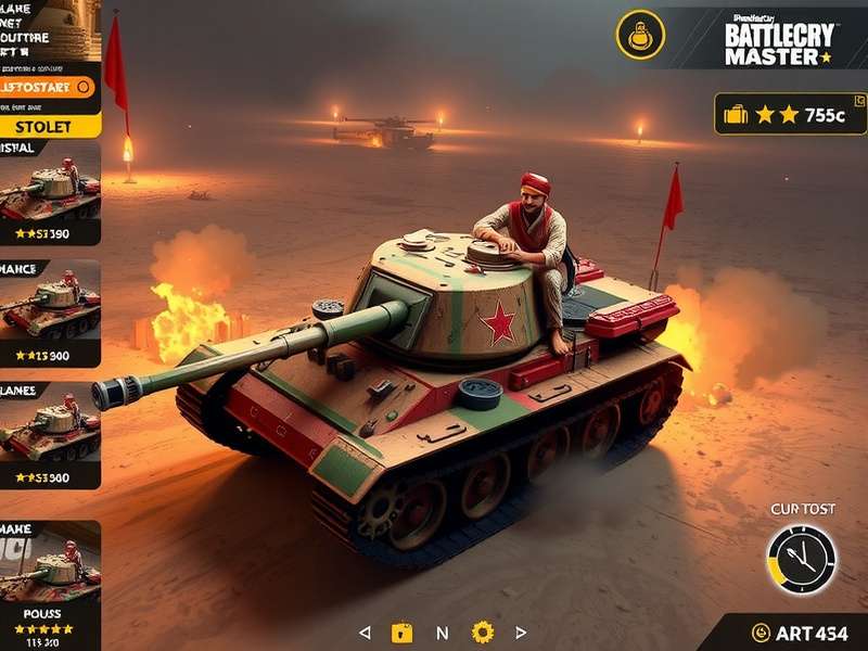Battlecry Tank Master gameplay screenshot